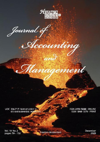 Journal of accounting and management : 11,1(2021)  / editor-in-chief Đurđica Jurić