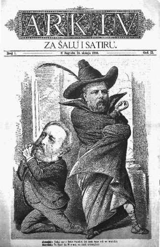 Arkiv za šalu i satiru : 2,1(1886) / [odgovorni urednik Julio Rorauer].