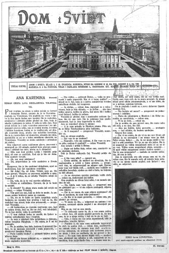 Dom i sviet   : ilustrovani list za zabavu, pouku i viesti dnevnih dogadjaja, javnom i društvenom životu, umjetnosti i znanosti, trgovini, obrtu, glazbi i kazalištu : 27,8(1914)  / urednik Stjepan Kugli.