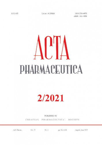 Acta pharmaceutica   : a quarterly journal of Croatian Pharmaceutical Society and Slovenian Pharmaceutical Society, dealing with all branches of pharmacy and allied sciences : 71,2(2021)  / editor-in-chief Svjetlana Luterotti.