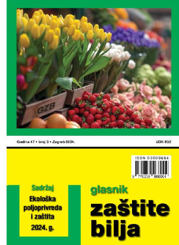 Glasnik zaštite bilja : 47,3(2024) / glavni urednik Katarina Lučić.