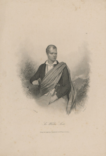 Sir Walter Scott   / A. [Albert] H. [Henry] Payne : prema crtežu L. [Lilburne] Hicksa.
