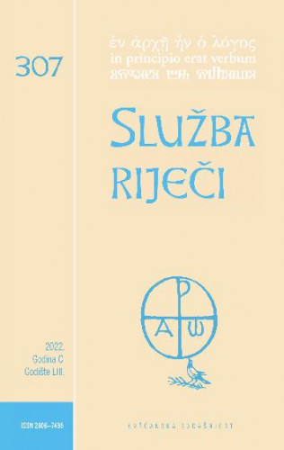 Služba riječi   : građa za obnovljenu liturgiju : 53=C,307(2022)  / izvršni urednik Tomislav Filić.