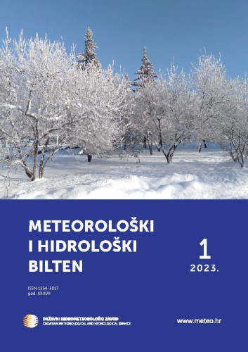 Meteorološki i hidrološki bilten : 37,1(2023)  / glavna i odgovorna urednica Branka Ivančan-Picek.