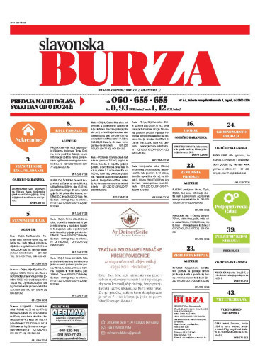 Slavonska burza : 5.7.2025. / glavni urednik Mario Mihaljević