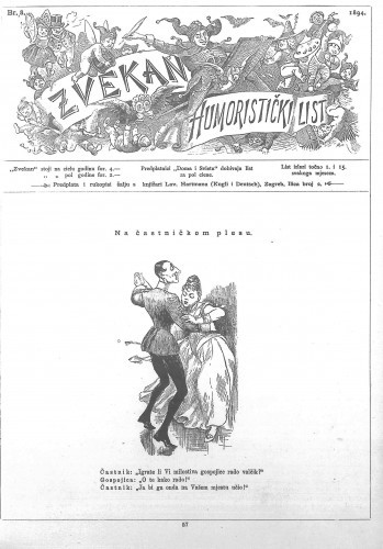 Zvekan : humoristički list : 5,8(1894) / odgovorni urednik August Šek.