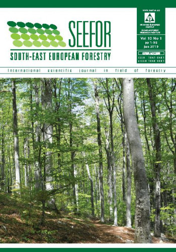 South-east European forestry   : SEEFOR : international scientific journal in field of forestry : 10,1(2019)  / editor-in-chief Dijana Vuletić.
