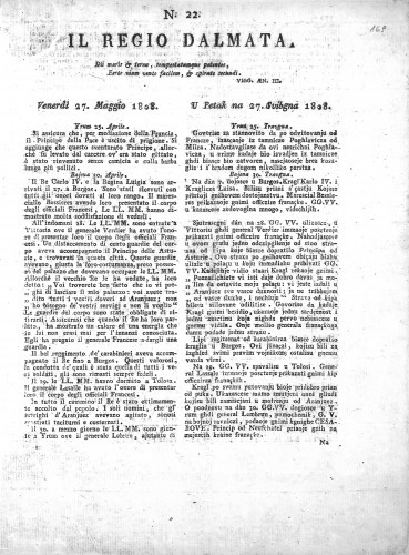 Il Regio Dalmata. : 22(1808)