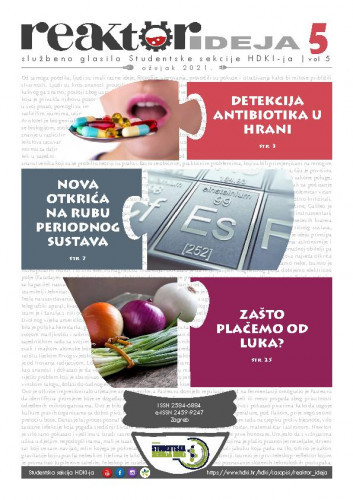 Reaktor ideja : službeno glasilo Studentske sekcije HDKI : 5,5(2021) / glavna urednica Dubravka Tavra.