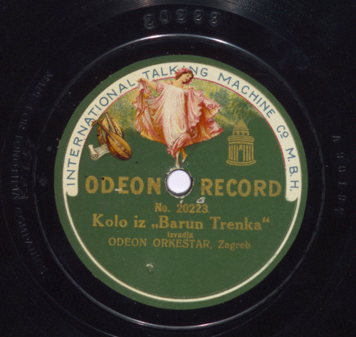 Kolo iz "Barun Trenka" / Srećko Albini ; izvadja Odeon orkestar, Zagreb.