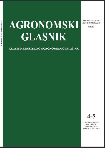 Agronomski glasnik  : glasilo Hrvatskog agronomskog društva : 84,4/5(2022) / glavni i odgovorni urednik, editor-in-chief Ivo Miljković.