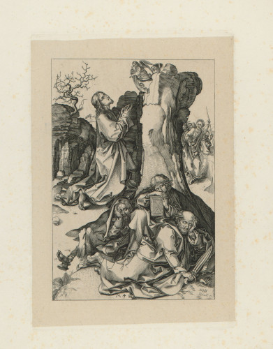 [Isusova molitva u Getsemanskom vrtu]   / [Alois] Petrak ; [prema Martinu Schongaueru].