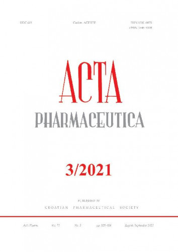 Acta pharmaceutica   : a quarterly journal of Croatian Pharmaceutical Society and Slovenian Pharmaceutical Society, dealing with all branches of pharmacy and allied sciences : 71,3(2021)  / editor-in-chief Svjetlana Luterotti.