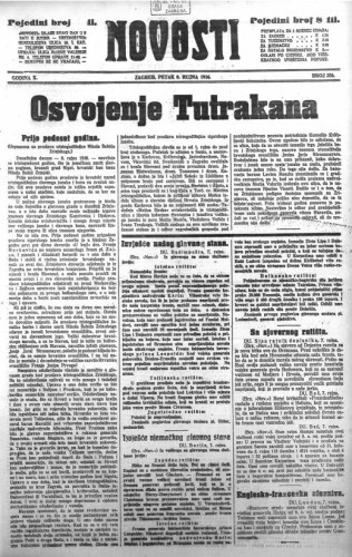 Novosti : 10,250(1916) / glavni i odgovorni urednik Mile Maravić.
