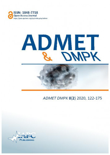 ADMET & DMPK : 8,2(2020)   / editor-in-chief Kin Tam.