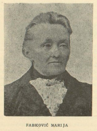 Marija Fabković (8. 2. 1833.–24. 7. 1915.)
