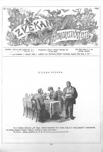 Zvekan : humoristički list : 5,19(1894) / odgovorni urednik August Šek.