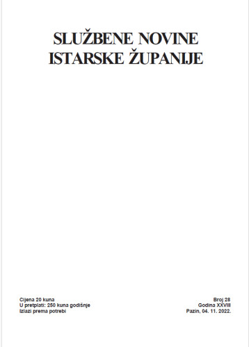 Službene novine Istarske županije  / glavna i odgovorna urednica Vesna Ivančić