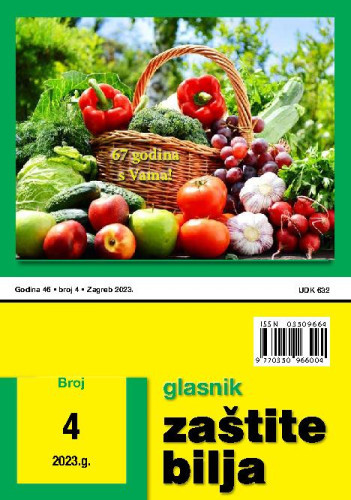 Glasnik zaštite bilja : 46,4(2023) / glavni urednik Katarina Lučić.
