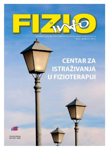 Fizioinfo : stručno-informativni časopis Hrvatskog zbora fizioterapeuta : 11,1(2010) / urednica Marinela Jadanec.