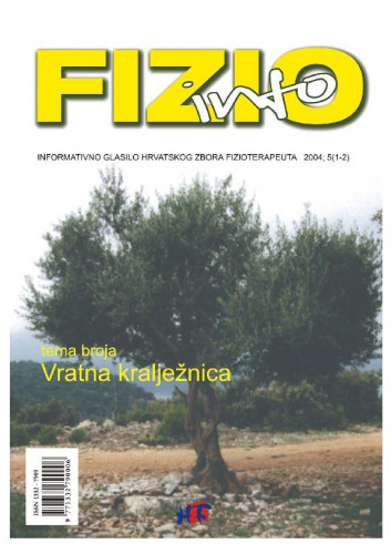 Fizioinfo : informativno glasilo Hrvatskog zbora fizioterapeuta : 5,1/2(2004) / urednik Antun Jurinić.