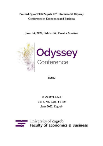 Proceedings of FEB Zagreb ... International Odyssey Conference on Economics and Business : 4,1(2022)   / editors Sanja Sever Mališ, Božidar Jaković, Ivana Načinović Braje.