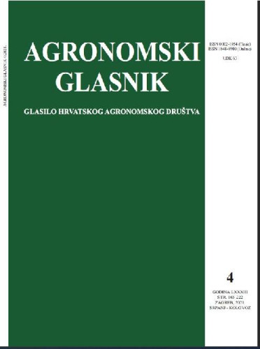Agronomski glasnik  : glasilo Hrvatskog agronomskog društva : 83,4(2021) / glavni i odgovorni urednik, editor-in-chief Ivo Miljković.