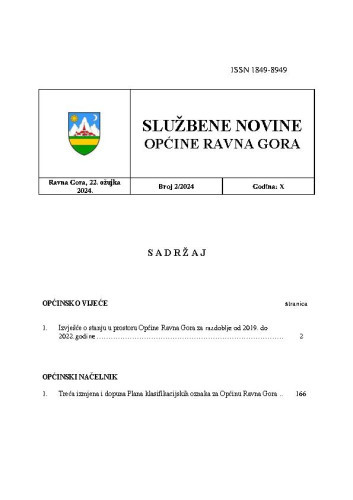 Službene novine Općine Ravna Gora  : službeno glasilo Općine Ravna Gora : 10,2(2024) / glavni urednik Mišel Šćuka.