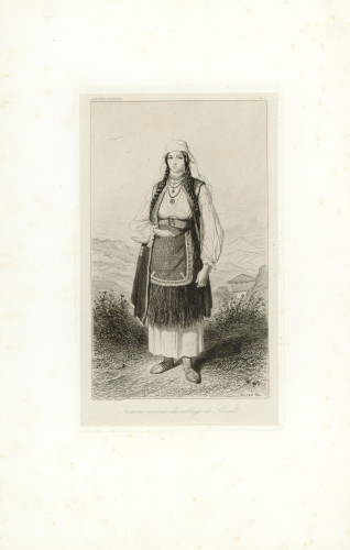 Femme mariee du village de Skrad   / [Theodore] Valerio.