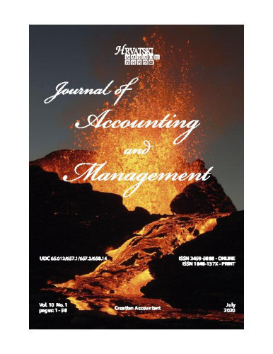 Journal of accounting and management : 10,1(2020)  / editor-in-chief Đurđica Jurić