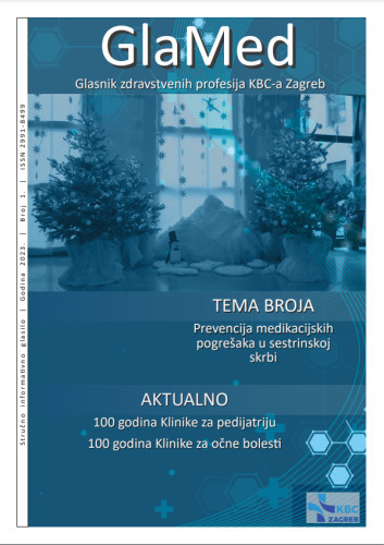 Glamed  : glasnik zdravstvenih profesija KBC-a Zagreb : stručno informativno glasilo / glavna i odgovorna urednica Ana Ljubas