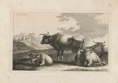 [Seconde Suite : de six pieces de plusiers groupes de differents animeaux IV] / J. [Joseph] de Rosa