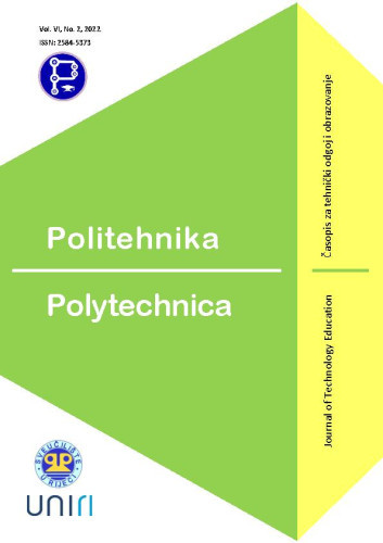 Politehnika : časopis za tehnički odgoj i obrazovanje = Polytechnica : journal of technology education : 6,2(2022) / glavni i odgovorni urednici, editors in chief Marko Maliković, Damir Purković.