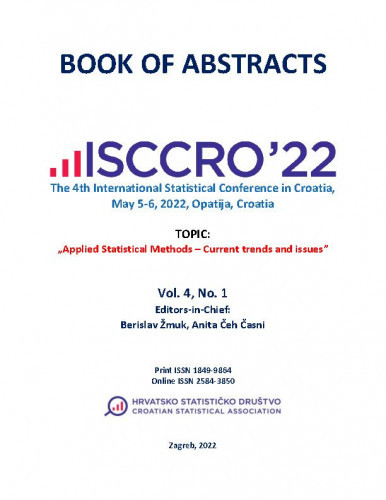 Book of abstracts of the ISCCRO - International Statistical Conference in Croatia : 4,1(2022)   / editors-in-chief Berislav Žmuk, Anita Čeh Časni