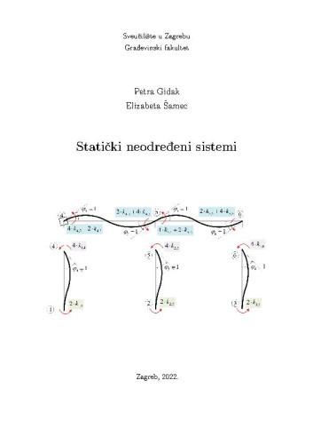 Statički neodređeni sistemi /  Petra Gidak, Elizabeta Šamec.