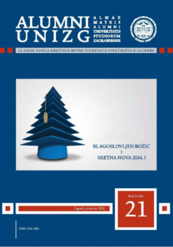 Alumni UNIZG : Almae matris alumni Universitas studiorum zagrabiensis : glasnik Saveza društava bivših studenata Sveučilišta u Zagrebu / glavni urednik Mario Šafran