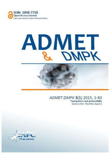 ADMET & DMPK : 3,1(2015) / editor-in-chief Kin Tam.