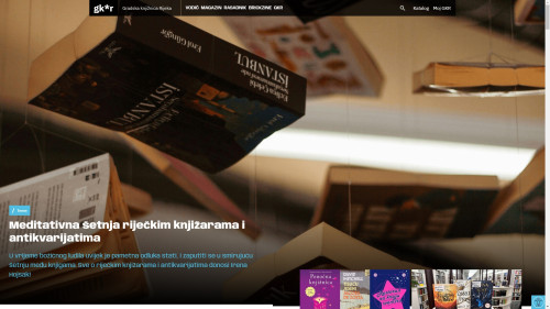 Gradska knjižnica Rijeka / glavni urednik Kristian Benić
