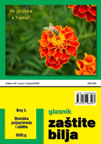 Glasnik zaštite bilja : 44,3(2022) / glavni urednik Katarina Lučić.