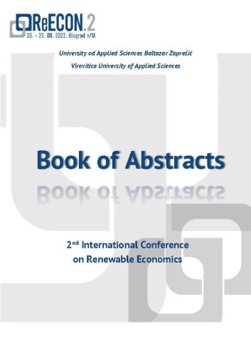 Book of Abstracts  / 2nd International Conference on Renewable Economics, Biograd na Moru, Croatia 20th -22nd September 2022. ; chief editor Dejan Tubić