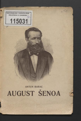 August Šenoa : studija / Antun Barac.