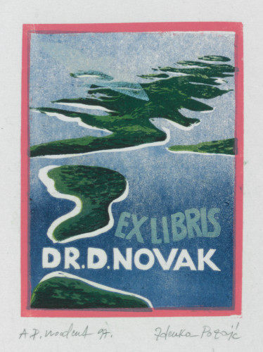Ex libris Dr. D. Novak   / Zdenka Pozaić.