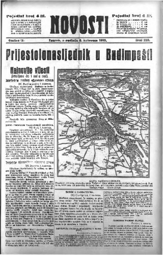 Novosti : 9,220(1915) / odgovorni urednik Mile Maravić.