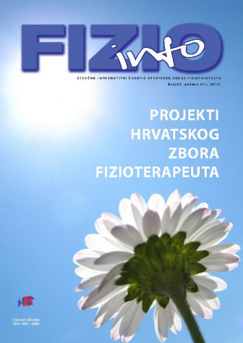 Fizioinfo : stručno-informativni časopis Hrvatskog zbora fizioterapeuta : 13,23(2013) / urednica Marinela Jadanec.