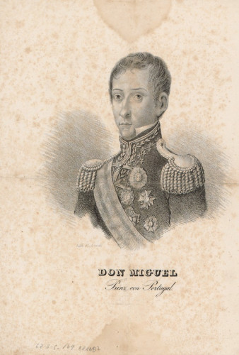 Don Miguel Prinz von Portugal  / L. [Cäcilie] Brand