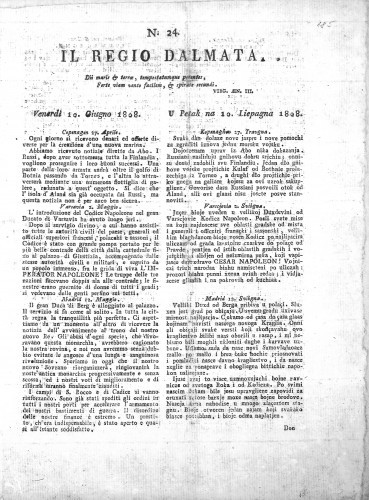 Il Regio Dalmata. : 24(1808)