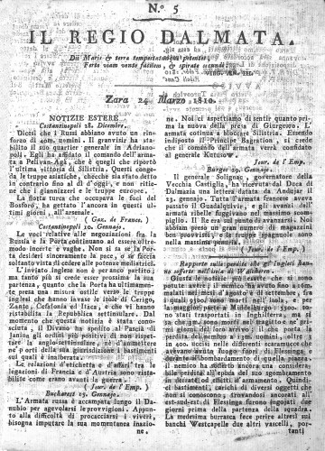 Il Regio Dalmata.  : 5,5(1810)