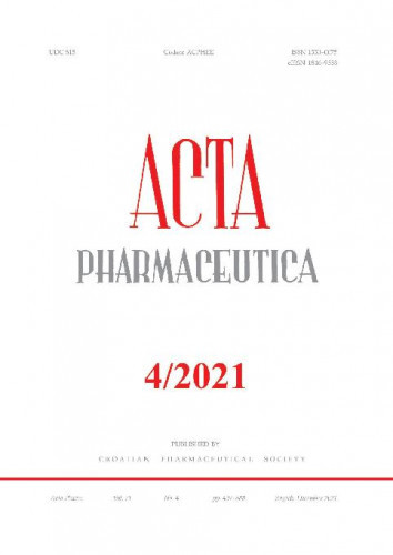 Acta pharmaceutica  : a quarterly journal of Croatian Pharmaceutical Society and Slovenian Pharmaceutical Society, dealing with all branches of pharmacy and allied sciences : 71,4(2021)  / editor-in-chief Svjetlana Luterotti.