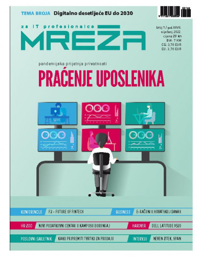 Mreža   : za IT profesionalce : 27,1(2022)  / glavni i odgovorni urednik Oleg Maštruko.