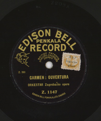 Carmen   : ouvertura  / [Georges Bizet]. Barbiere di Seviglia : ouvertura / [ Gioachino Rossini] ; [izvodi] Orkestar Zagrebačke opere ; [dirigent Oskar Smodek].